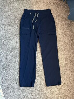 Figs Navy Avadi Cargo Scrub Pants